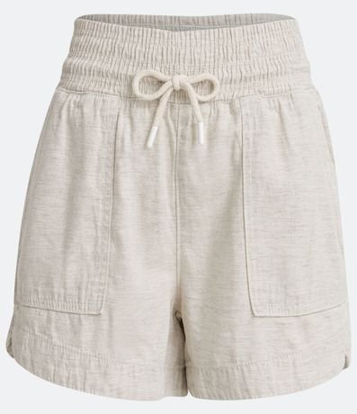 Short Runner en Algodón con Bolsillos Aplicados