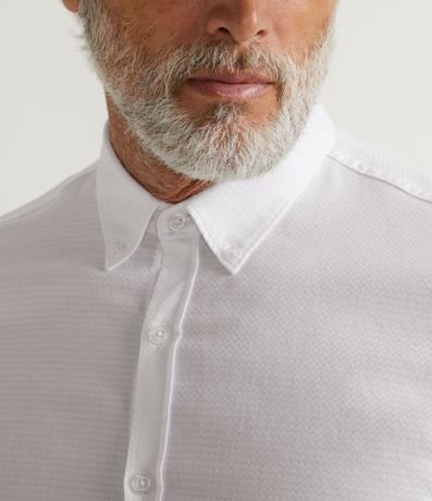 Camisa Manga Larga en Algodón con Estampa Discreta 3