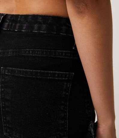 Short Hot Pants en Jeans con Terminación Deshilachada 5