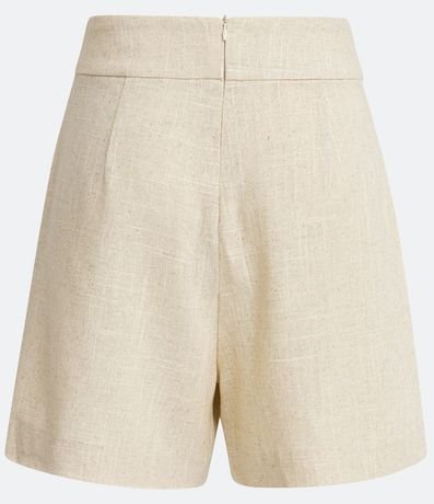 Short en Viscolino con Detalles en Pliegues 7