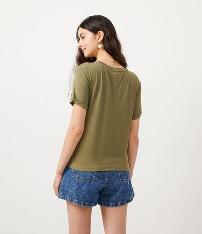 Blusa en Viscosa con Manga Plegada 3