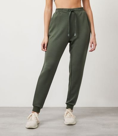 Pantalón Jogger Deportivo en Modal con Cintura Elástica y Cordón 2