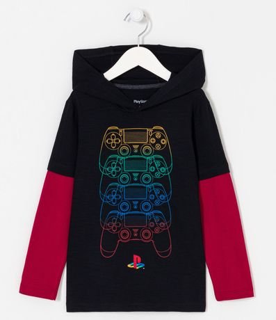 Remera Infantil con Estampado de Control Playstation - Talle 5 a 14 años 1
