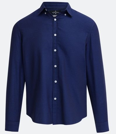 Camisa Manga Larga en Algodón con Estampa Discreta 5