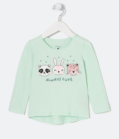 Blusa Infantil con Estampado de Animalitos - Talle 1 a 5 años 1