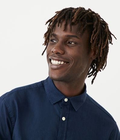 Camisa Comfort Básica en Lino Manga Larga 4