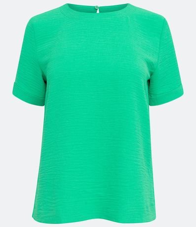 Blusa con Aberturas y Detalles de Pespuntes 5
