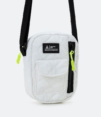 Bolso Infantil Shoulder Bag con Textura Capitoneada y Cremallera Frontal 1