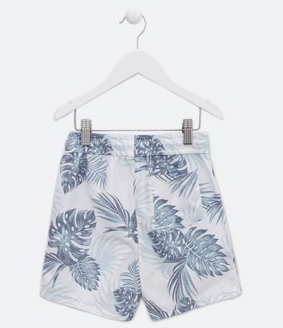 Bermuda de Baño Infantil con Estampado de Follajes - Talle 5 a 14 años 2