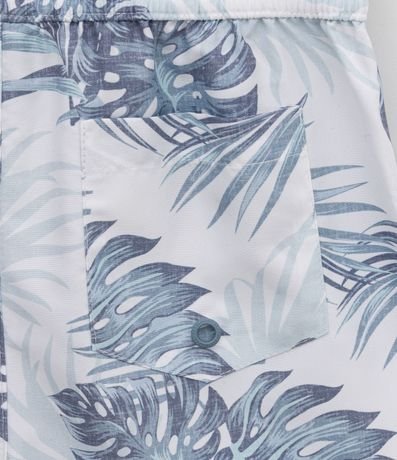 Bermuda de Baño Infantil con Estampado de Follajes - Talle 5 a 14 años 4