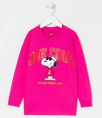 Blusa Infantil con Estampado del Snoopy - Talle 5 a 14 años 1