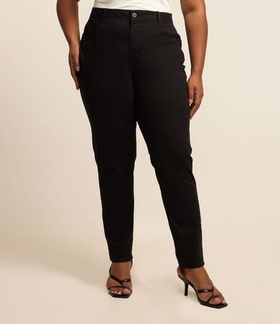 Pantalón Skinny en Sarga Curve & Plus Size 2