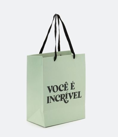 Embalaje de Regalo con Estampado Você é Incrível