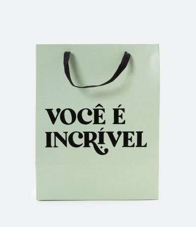 Embalaje de Regalo con Estampado Você é Incrível 3