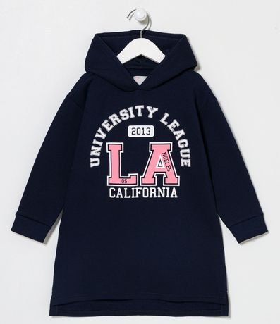 Vestido Infantil en Algodón con Estampado L.A California - Talle 5 a 14 años 1