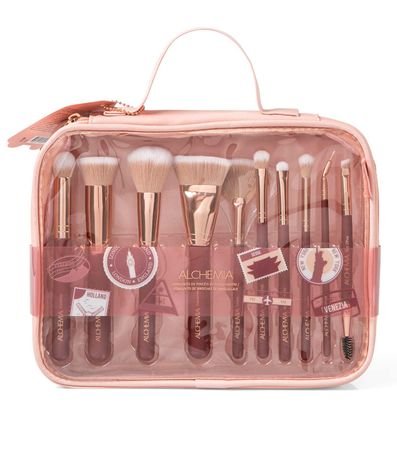 Kit con 10 Brochas de Maquillaje Alchemia 2