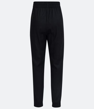 Pantalón Fluido en Viscolino con Cintura Elástica y Cordón para Ajuste 2