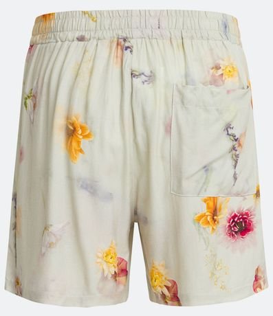 Bermuda Boardshort en Viscosa Estampada Floral 8