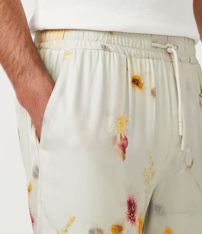 Bermuda Boardshort en Viscosa Estampada Floral 5
