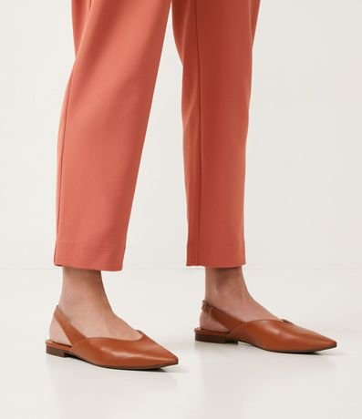 Zapatilla Slingback con Tacón Plano 4