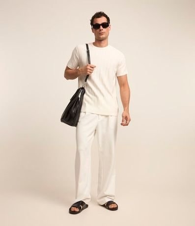 Remera Manga Corta en Viscosa Texturizada 2