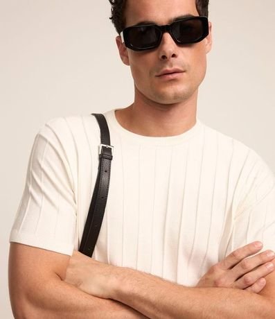 Remera Manga Corta en Viscosa Texturizada 3