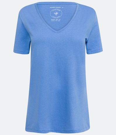Blusa Básica en Media Malla con Escote V 5
