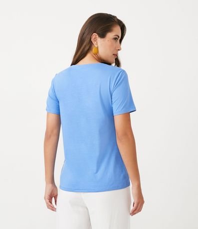 Blusa Básica en Media Malla con Escote V 3