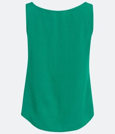 Blusa Musculosa en Viscosa con Cuello Redondo 2