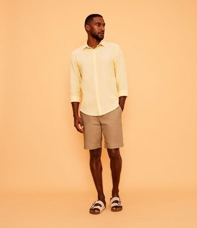 Camisa Comfort Básica en Lino 2