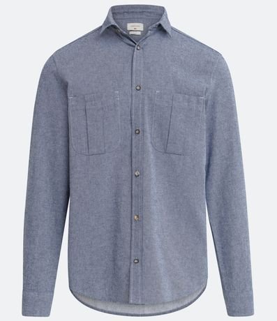 Camisa Comfort Manga Larga en Algodón 6