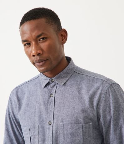 Camisa Comfort Manga Larga en Algodón 4