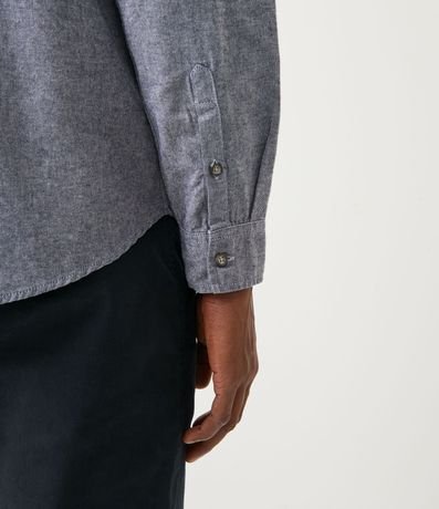 Camisa Comfort Manga Larga en Algodón 5