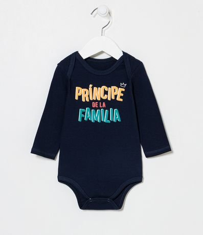 Body Infantil con Estampado Príncipe de la Família - Talle 0 a 18 meses 1
