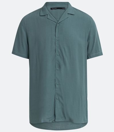 Camisa Manga Corta sin Estampa con Bolsillo 6