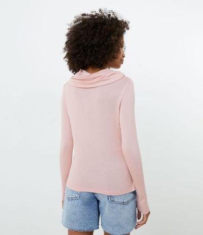 Blusa con Cuello Ancho Manga Larga en Viscosa 3