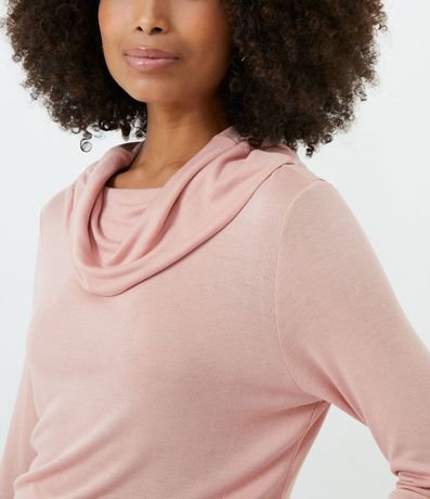 Blusa con Cuello Ancho Manga Larga en Viscosa 4