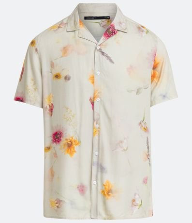 Camisa Slim en Viscosa con Estampado Floral 5