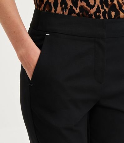 Pantalón Sastrería con Bolsillos Detanteros Sin Estampa 5