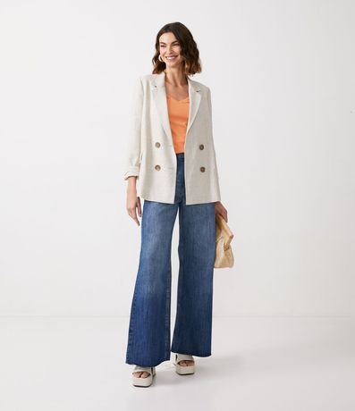 Blusa Básica en Algodón con Escote V 2