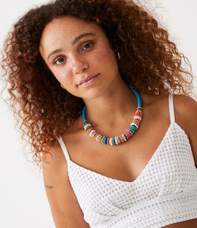 Blusa Cropped en Laise con Escote V 4