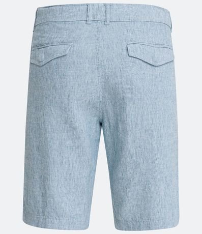 Bermuda Slim Texturizada en Lino con Algodón 7