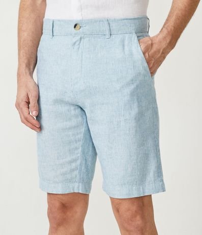 Bermuda Slim Texturizada en Lino con Algodón 2