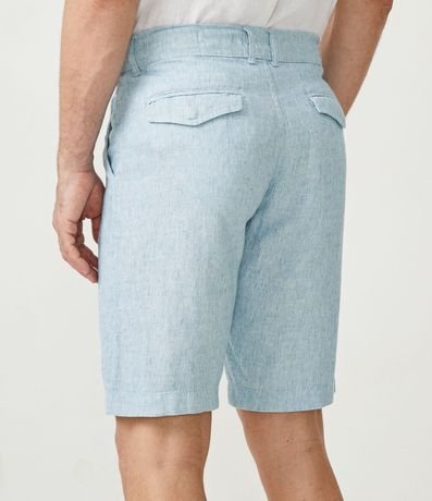 Bermuda Slim Texturizada en Lino con Algodón 3