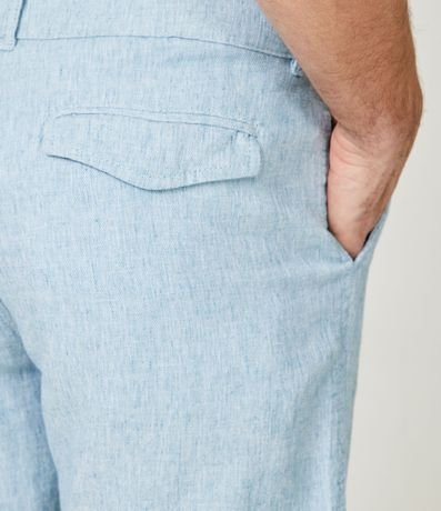 Bermuda Slim Texturizada en Lino con Algodón 5