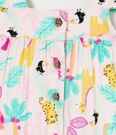 Mono Infantil en Viscosa con Estampado de Animalitos - Talle 0 a 18 meses 3