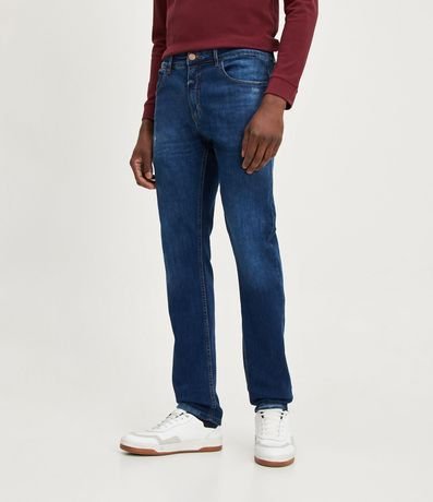 Pantalón Jeans con Detalles de Desgastados 2