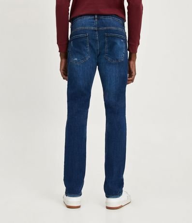 Pantalón Jeans con Detalles de Desgastados 3