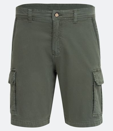 Bermuda Cargo en Algodón con Detalles de Pespunto 6