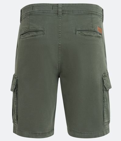 Bermuda Cargo en Algodón con Detalles de Pespunto 7